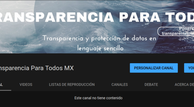 Ya tenemos canal de Youtube